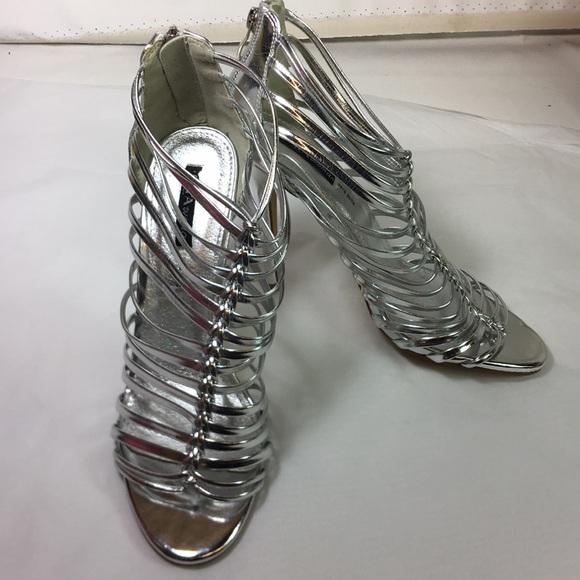 TATA Silver 3.5" heel Made in Italy - Picture 1 of 8